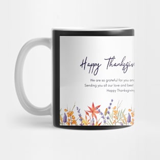 Happy Thanksgiving Card - 13 Mug